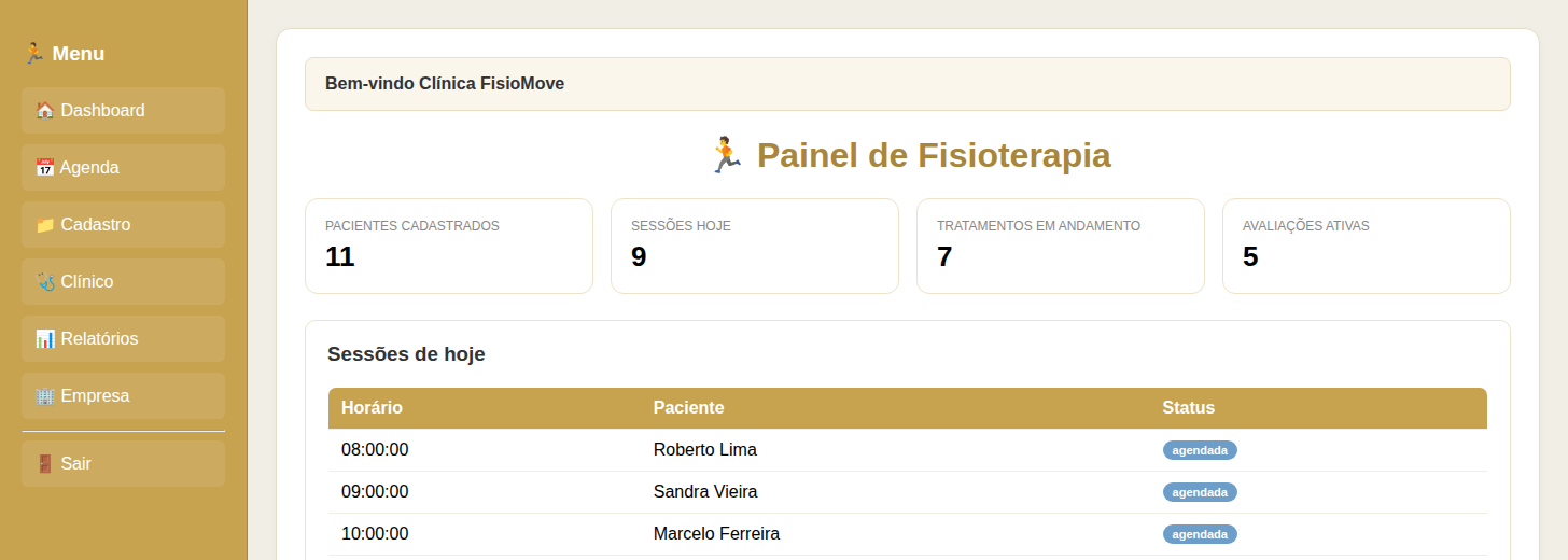 Módulo de fisioterapia